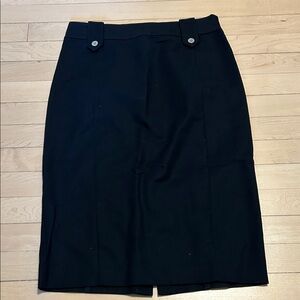 Banana Republic Classic Black Pencil Skirt